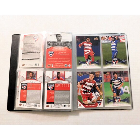 FC Dallas Soccer Team Card Binder 30 Cards 9 Signed Upper Deck - Picture 6 of 11